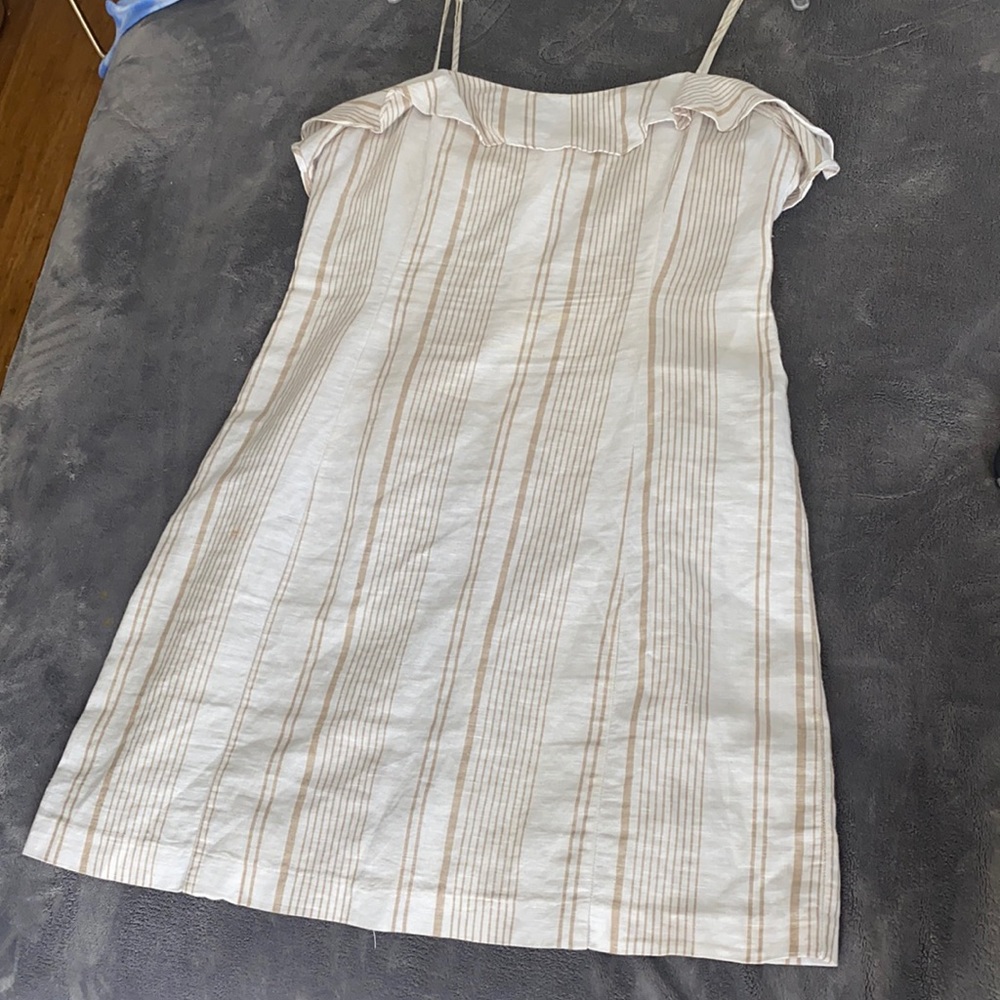 Forever 21 Creme Striped dress
